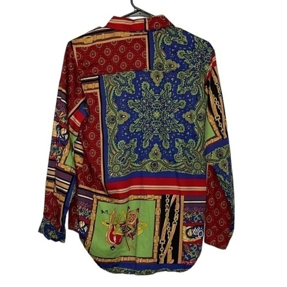 New Unique and Colorful Susan Bristol Button Down Shirt Size Medium (M) - Picture 2 of 8